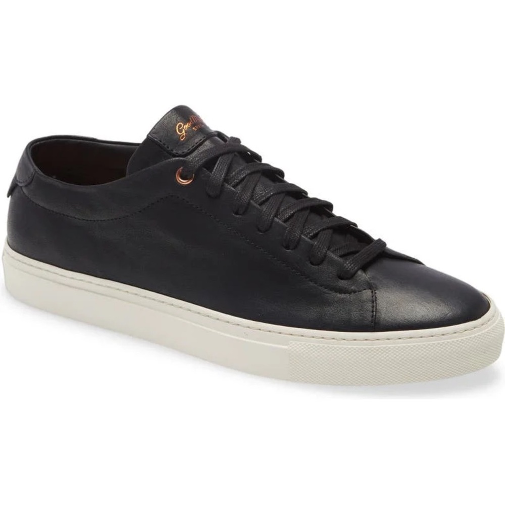 New in Box Goodman Brand Men’s Edge Leather Sneakers‎ Luxury Made in Italy